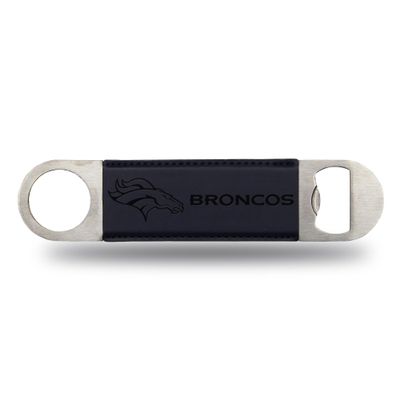 Rico Broncos Laser Engraved Navy Bar Blade LEBO1602NV Broncos Laser Engraved Bar Blade - Navy