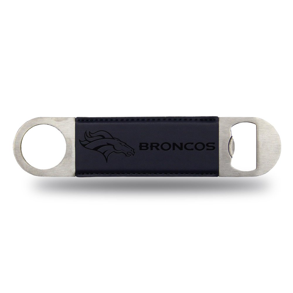 Rico Broncos Laser Engraved Navy Bar Blade LEBO1602NV Broncos Laser Engraved Bar Blade - Navy