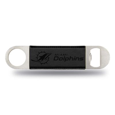 Rico Dolphins Laser Engraved Black Bar Blade LEBO1101BK Dolphins Laser Engraved Black Bar Blade