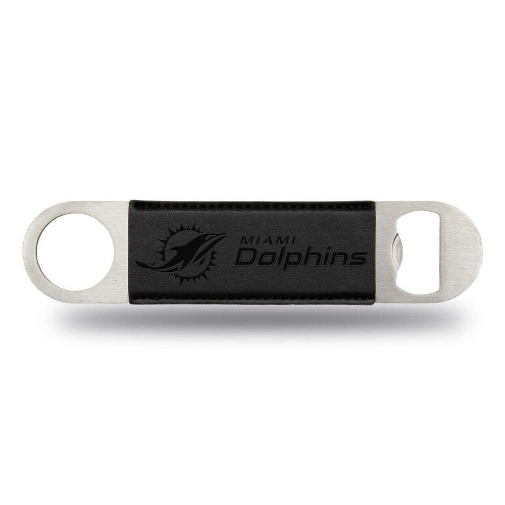 Rico Dolphins Laser Engraved Black Bar Blade LEBO1101BK Dolphins Laser Engraved Black Bar Blade