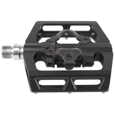 M-Wave Unisex Adult's Freedom Clipless Platform Combination Pedal, Black, 103 x 98 x 30 mm