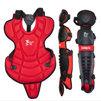 Jadekylin 14" Baseball Catcher Gear Youth Age 9 to 12 (Red)