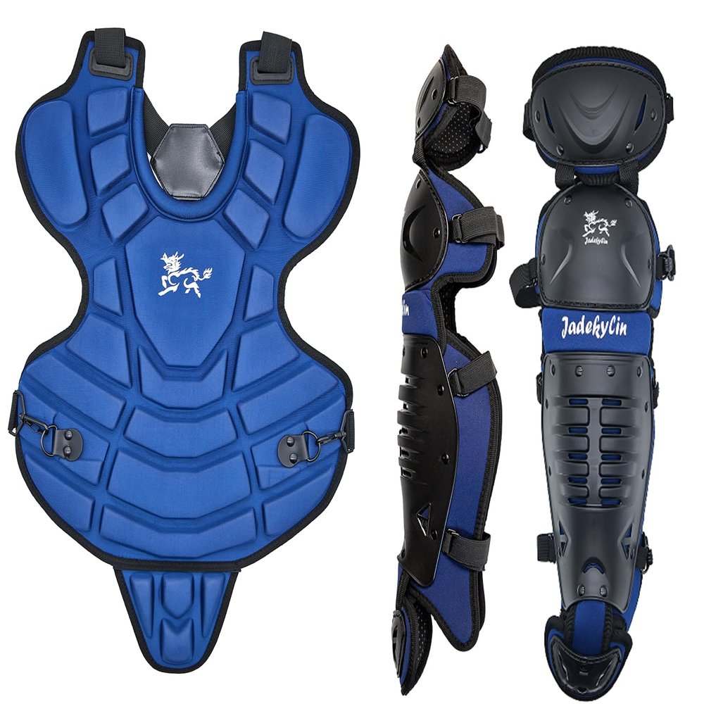 Jadekylin 14" Baseball Catcher Gear Youth Age 9 to 12 (Navy)