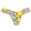 hanky panky Teens Floral Mashup Low Rise Thong Multi One Size view 2