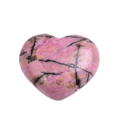 32mm Natural Crystal Love Heart Shape HandMade Polished Rosy Quartz Jewelry Collection Necklace Women Jewelry Gift-dark khaki