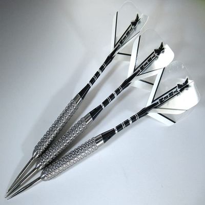 US Darts - Xtreme Grip 22g Steel Tip Darts 80% Tungsten + Extra Flights, Tool