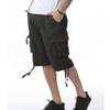 Men's Multi Pocket Zipper Cargo Short Outdoor Casual Loose Fit Dungarees Shorts (Dark Gray,38) view 3