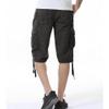 Men's Multi Pocket Zipper Cargo Short Outdoor Casual Loose Fit Dungarees Shorts (Dark Gray,38) view 4