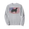 Burnese Mountain Dog 4th of July American Flag America USA Sweatshirt view 1
