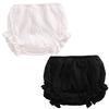 EISHOW Toddler Girls Boys 2-Pack Bloomers Newborn Kids Cotton Linen Shorts Unisex Floral Ruffle Bowknot Diaper Cover view 1