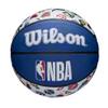 WILSON NBA All Team Basketball - Size 7-29.5", Red, White & Blue view 1