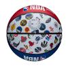 WILSON NBA All Team Basketball - Size 7-29.5", Red, White & Blue view 4