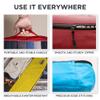 5pc Purple Large Packing Cubes for Suitcases - Travel Packing Organizers for Carry on Luggage Cubes set of 5 view 2
