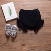 3PC Shorts Set Newborn Baby Girls Boys Pants Cotton Linen Blend Cute Floral Bloomers Triangle Shorts Infant Diaper Cover view 2