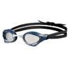 ARENA Unisex Cobra Core Swipe Anti-Fog Racing Swim Goggles for Men and Women Polycarbonate Non-Mirror Lens, Clear/Shark/Grey view 1
