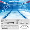 ARENA Unisex Cobra Core Swipe Anti-Fog Racing Swim Goggles for Men and Women Polycarbonate Non-Mirror Lens, Clear/Shark/Grey view 3
