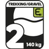 M-Wave Unisex Adult HB-C2.1 Trekking Handlebar, Black, 640 mm Wide view 3