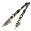 2.7m3.0m3.6m Portable Fishing Rod, Carbon Fast Telescopic Travel Sea Boat Rock Fishing Rod, Metal Fittings Sea Fishing Rod, Trout Bait Rod, Bait Weight 10-60g ZYHYD (Size : 2.4m) view 1