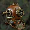 Antique Diving Helmet U.S Navy Mark V Brown Antique Divers Helmet view 1