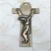 Sacred Art Jewelry #307 Irish Penal Crucifix 2 1/2 inches Gold Bronze view 1
