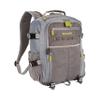 Allen Company Chatfield Compact Fishing Backpack, 12" L x 6" W x 15" H, 17.6 liters, Gray/Lime view 1