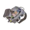 Allen Company Chatfield Compact Fishing Backpack, 12" L x 6" W x 15" H, 17.6 liters, Gray/Lime view 3