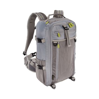 Allen Company Blue Mesa Fishing Pack, 12" L x 6" W x 20" H, 23.25 liters, Gray/Lime