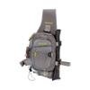 Allen Company Cedar Creek Fly Fishing Sling Pack - Fits up to 4 Tackle/Fly Boxes and Other Accessories - Gray and Lime/Olive view 1