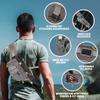 Allen Company Cedar Creek Fly Fishing Sling Pack - Fits up to 4 Tackle/Fly Boxes and Other Accessories - Gray and Lime/Olive view 3