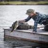 Allen Company Cedar Creek Fly Fishing Sling Pack - Fits up to 4 Tackle/Fly Boxes and Other Accessories - Gray and Lime/Olive view 4