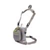 Allen Company Fall River Fly Fishing Chest Pack - Fits up to 2 Tackle/Fly Boxes and Other Accessories - Gray/Lime view 1