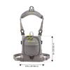 Allen Company Fall River Fly Fishing Chest Pack - Fits up to 2 Tackle/Fly Boxes and Other Accessories - Gray/Lime view 2