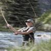 Allen Company Fall River Fly Fishing Chest Pack - Fits up to 2 Tackle/Fly Boxes and Other Accessories - Gray/Lime view 4