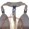 Allen Company Ultra-Light Gallatin Strap Fly Fishing Vest, Fits up to 4 Tackle/Fly Boxes, 14 Accessory Pockets, Gray/Lime view 4