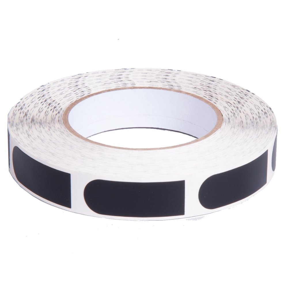 Strikeforce Bowling Sure Fit Insert Bowling Tape (Black, 1" - 500-Piece Roll)