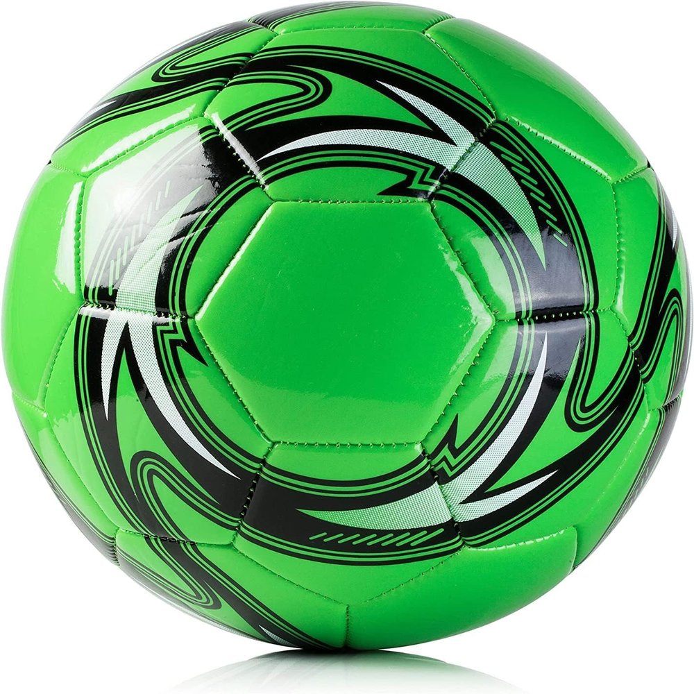 Western Star Soccer Ball Size 3 & Size 4 & Size 5 - Official Match Weight - 6 Designs - Youth & Adult Soccer Players - Attractive and Durable Design - Match Grade Soccer Ball (Dart Green, 4)