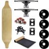 Moose Longboard Complete 8" x 40" Drop Down Natural view 1