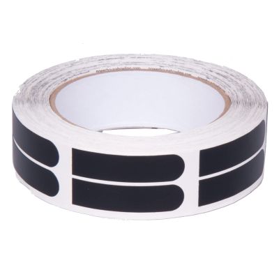 Strikeforce Bowling Sure Fit Insert Bowling Tape (Black, 1/2" - 100-Piece Roll)