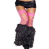PerfectPretend Furry Lurex Leg Warmers44; Black view 1
