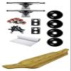 Moose Longboard Complete 8" x 40" Drop Down Baked Bamboo view 1