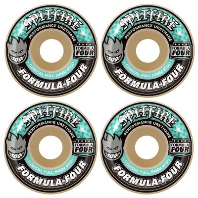 Spitfire Wheels Spitfire Skateboard Wheels 58mm F4 Conical Full 97A Formula Four