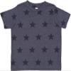 CODE FIVE Toddler Five Star Soft Cotton Crew Neck Tee 3029, Denim Star, 3 view 1