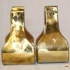 HILASON Brass Bounded Wooden Stirrups Pair with 5.5 in Height Western | Aluminum Leather Endurance Angled Padded view 3