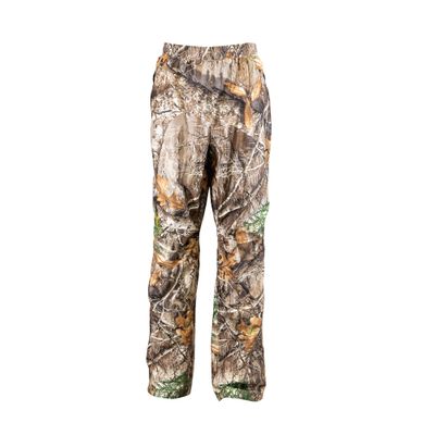 HOT SHOT Youth Camo Rain Pant Kids Realtree Edge Waterproof Hunting Outdoor Apparel, Large