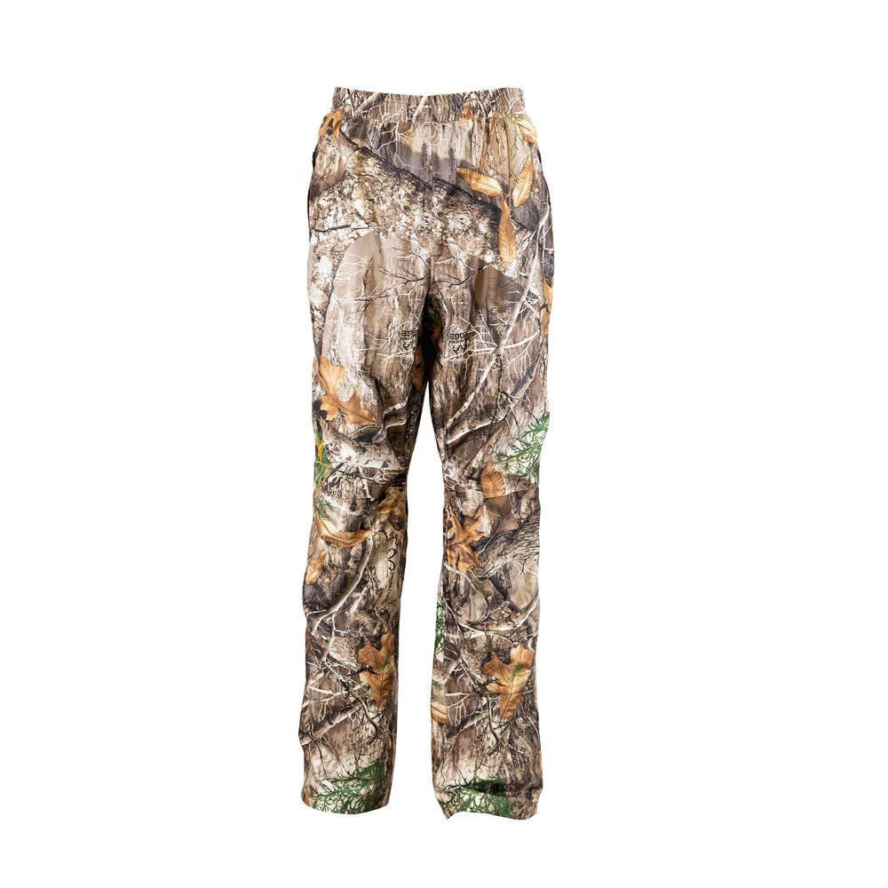 HOT SHOT Youth Camo Rain Pant  Kids Realtree Edge Waterproof Hunting Outdoor Apparel, Large