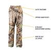 HOT SHOT Youth Camo Rain Pant  Kids Realtree Edge Waterproof Hunting Outdoor Apparel, Medium view 3