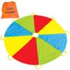 Play Platoon Rainbow Parachute Toy for Kids, 16 ft Parachute Game with 12 Handles for Kids, Elementary School Gym Class PE Equipment, Backyard/Indoor Play Equipment view 1