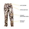 HOT SHOT Youth Camo Rain Pant  Kids Veil Cervidae Waterproof Hunting Outdoor Apparel, Medium view 2