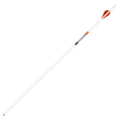 Easton Archery 6.5 340 White Out 2" Bully Vane Arrows (6 Pack)- 729868