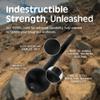 Retrospec Steel Macebell 5 to 30lbs for Men, Women Steel Mace Strength Training, Full Body Workouts , Matte Black view 3